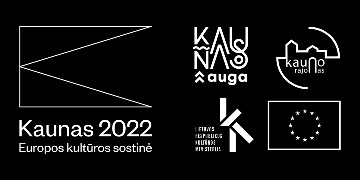 Kaunas - Europos kultūros sostinė partneriai: Kauno miesto ir rajono savivaldybės, Lietuvos Respublikos kultūros ministerija, kiti fondai, logotipas